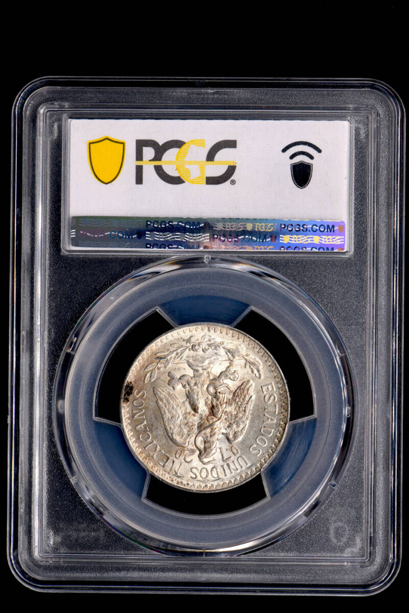 ☆土終 【PCGS MS65】1944-M メキシコ 50C銀貨 完全未使用 ☆土終 【PCGS MS65】1944-M メキシコ 50C銀貨 完全未使用