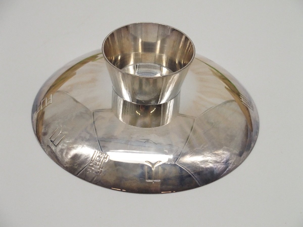 SILVER 記念銀杯 造幣局製 大中小3点セット木箱入り(酒器)|売買 SILVER 記念銀杯 造幣局製 大中小3点セット木箱入り(酒器)|売買