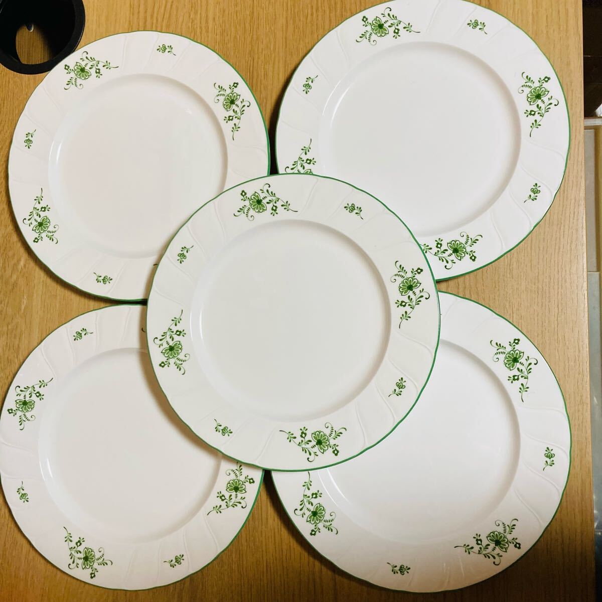 Noritake ノリタケ 皿 プレート クラフトーン 植物柄 緑 食器 5 Noritake ノリタケ 皿 プレート クラフトーン 植物柄 緑 食器 5