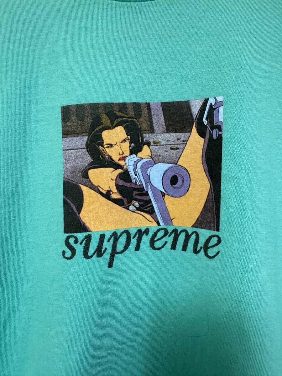 Supreme x Aeon Flux Gun Tee Teal 22SS シュプリーム シャツ Supreme x Aeon Flux Gun Tee Teal 22SS シュプリーム シャツ