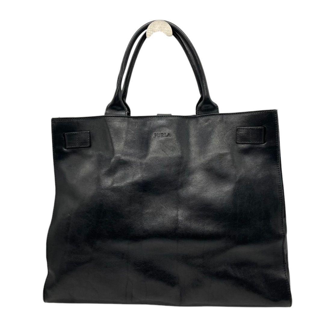 フルラ FURLA トートバッグ ビジネスバッグ 黒 レザー A4収納 e2 フルラ FURLA トートバッグ ビジネスバッグ 黒 レザー A4収納 e2