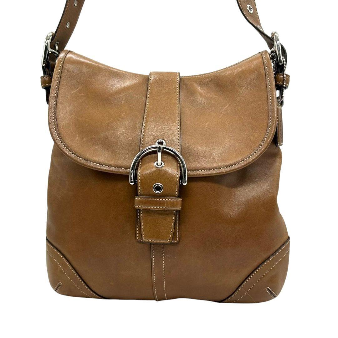 coach コーチ ショルダーバッグ ソーホー ブラウン オールレザー coach コーチ ショルダーバッグ ソーホー ブラウン オールレザー