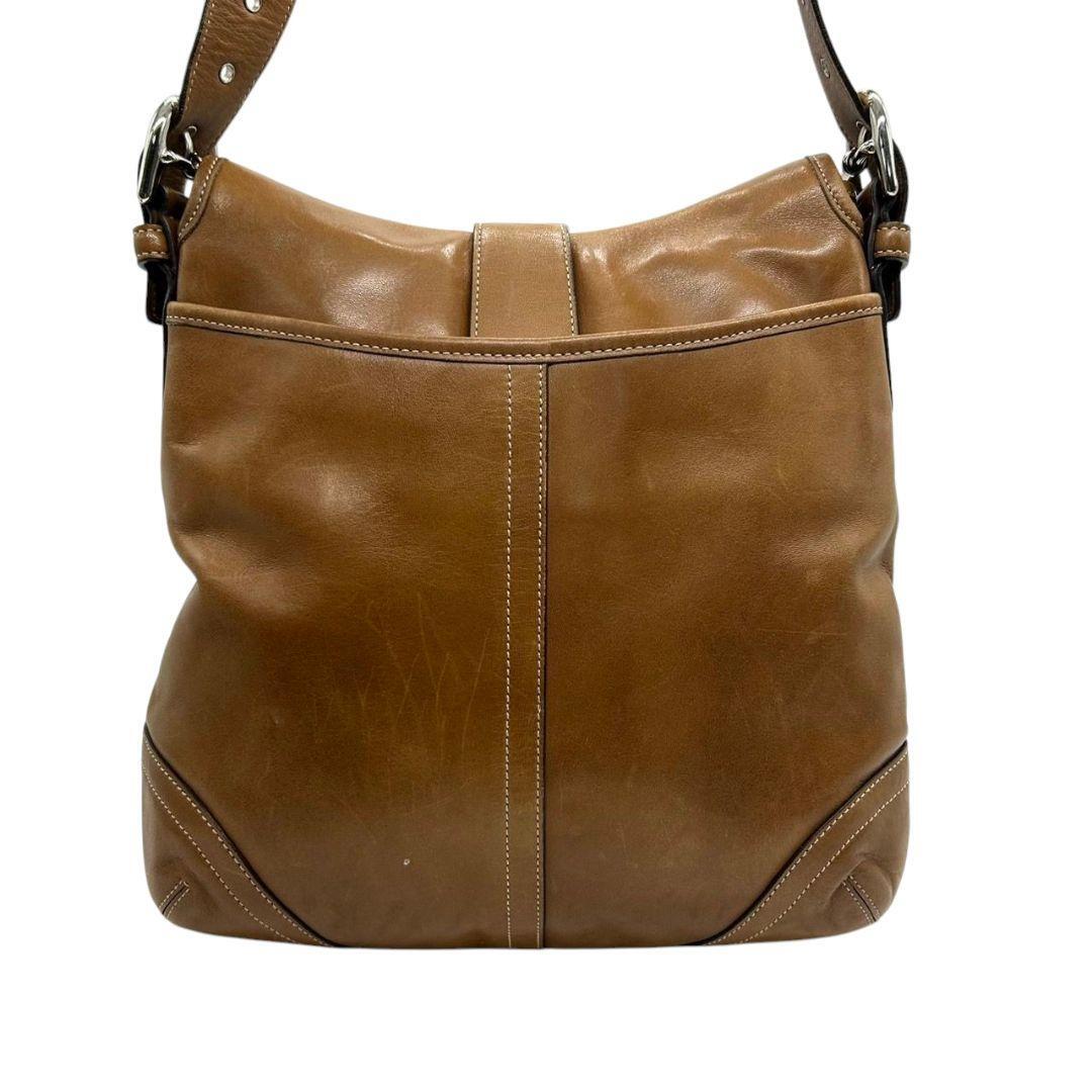 coach コーチ ショルダーバッグ ソーホー ブラウン オールレザー coach コーチ ショルダーバッグ ソーホー ブラウン オールレザー