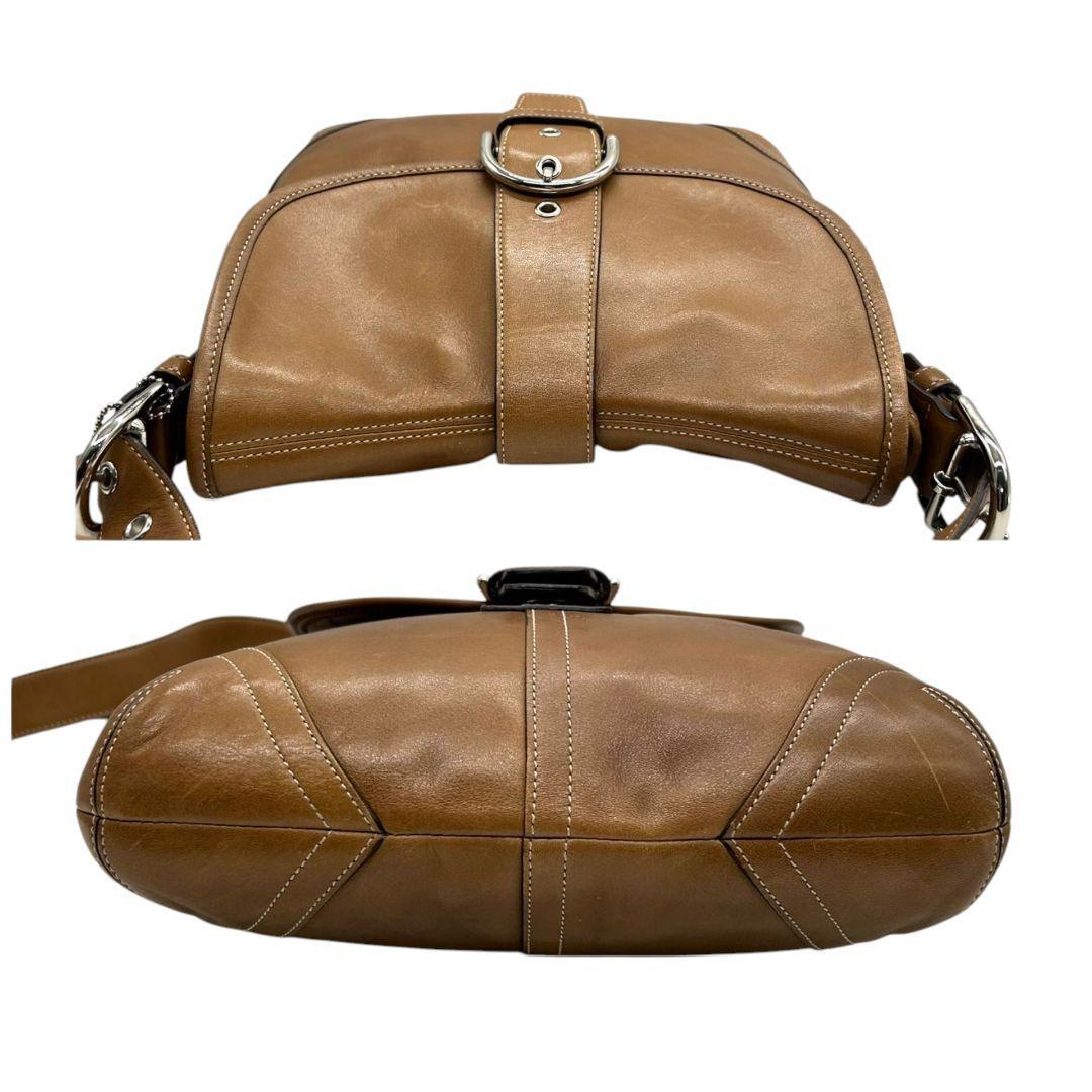 coach コーチ ショルダーバッグ ソーホー ブラウン オールレザー coach コーチ ショルダーバッグ ソーホー ブラウン オールレザー