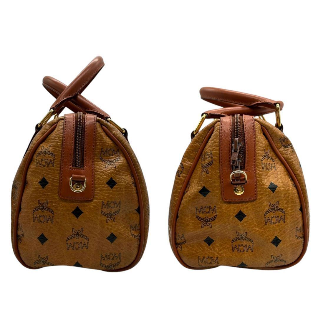 エムシーエム ハンドバッグ 2way 茶 ヴィセトス MCM ショルダー エムシーエム ハンドバッグ 2way 茶 ヴィセトス MCM ショルダー