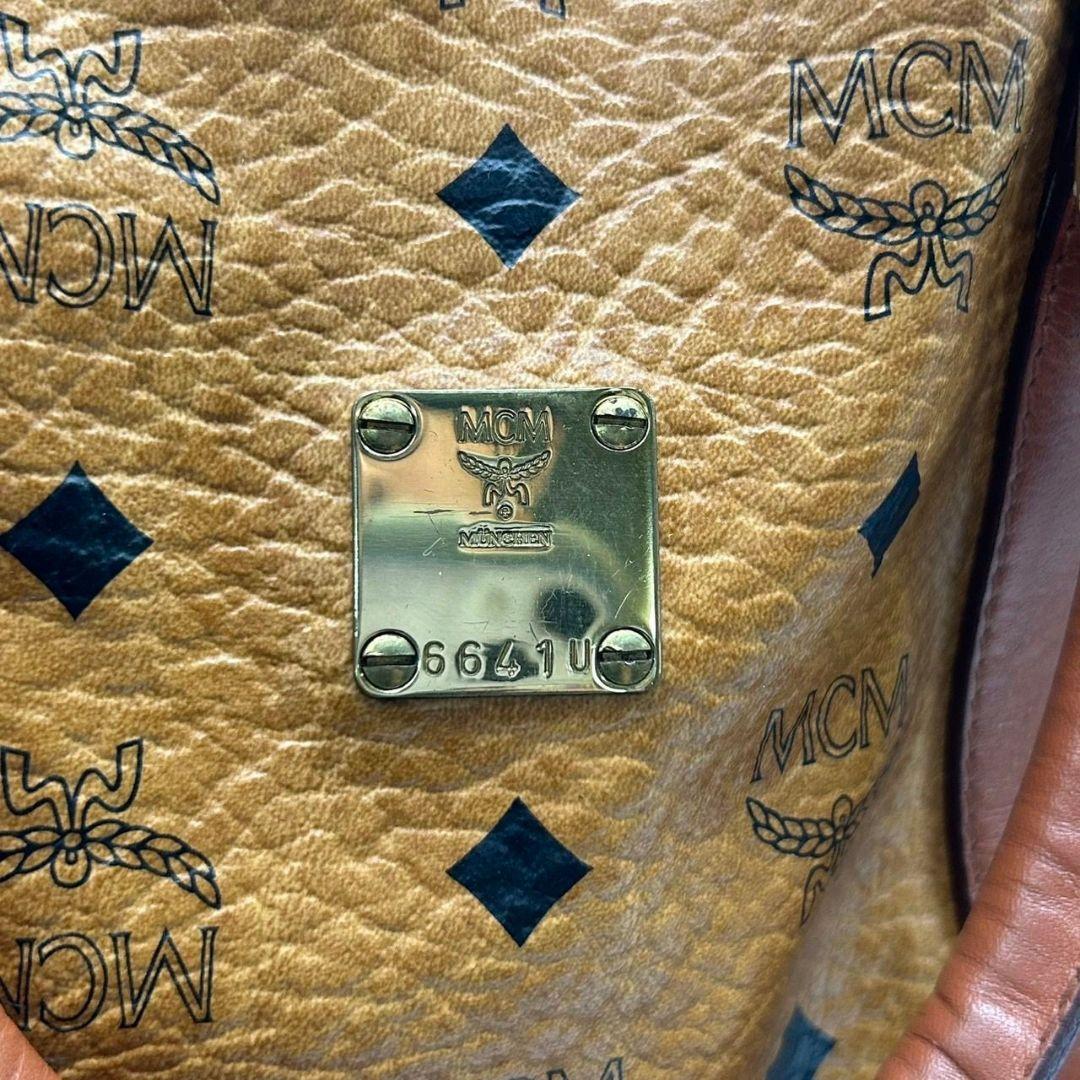 エムシーエム ハンドバッグ 2way 茶 ヴィセトス MCM ショルダー エムシーエム ハンドバッグ 2way 茶 ヴィセトス MCM ショルダー