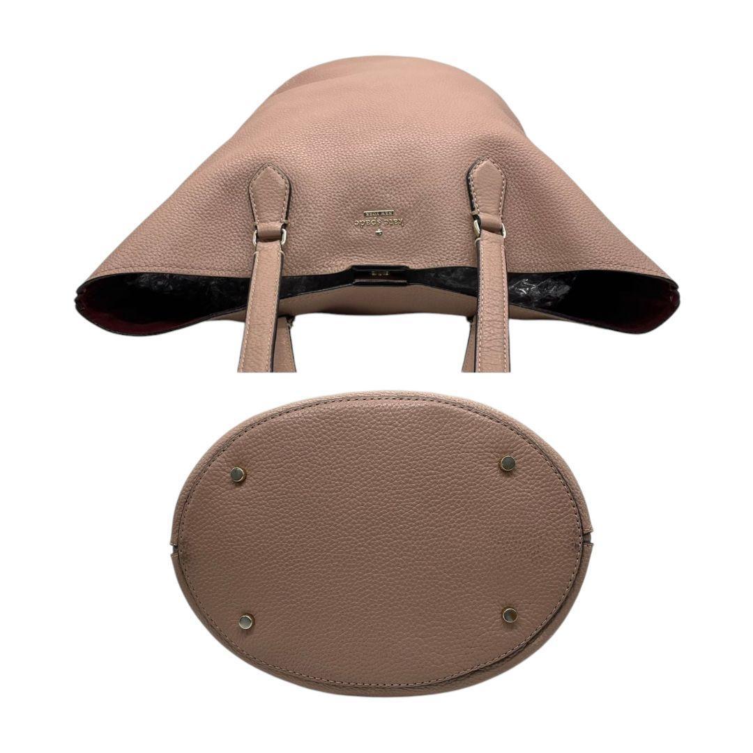  Kate Spade большая сумка розовый кожа Logo A4 место хранения one shoruT7