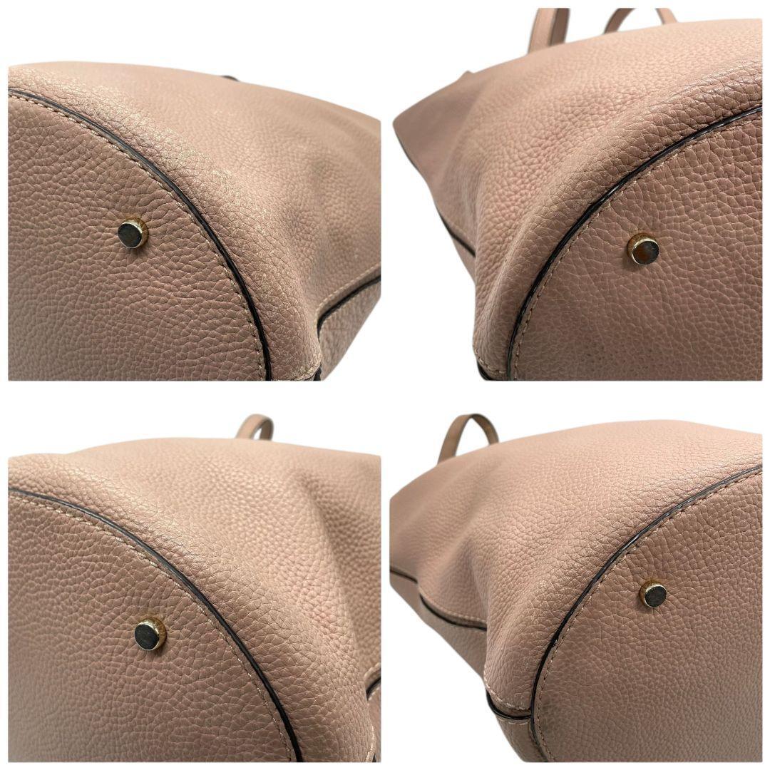  Kate Spade большая сумка розовый кожа Logo A4 место хранения one shoruT7