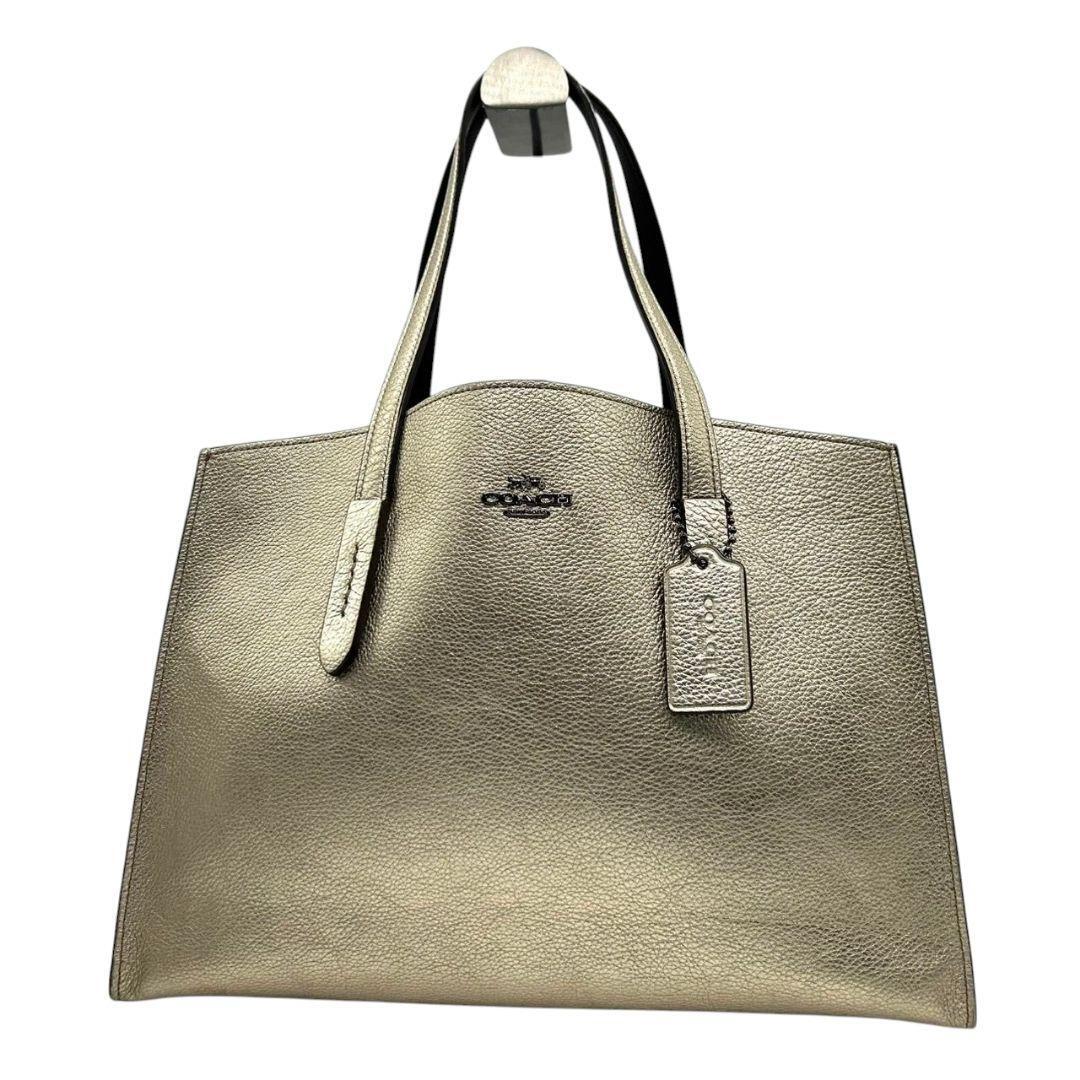極美品 コーチ ハンドバッグ 2way ゴールド レザー ショルダー s99 極美品 コーチ ハンドバッグ 2way ゴールド レザー ショルダー