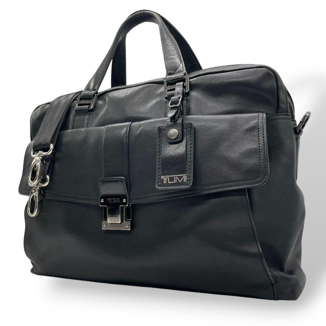 定番のお歳暮 美品 TUMI トゥミ ビジネスバッグ 2way 黒 ビーコンヒル レザー バッグ