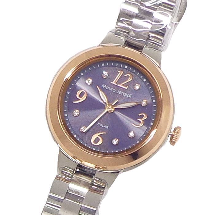  женские наручные часы солнечный источник питания MJ056-2maurojela Rudy нержавеющая сталь чистота солнечный батарейка замена не необходимо кварц игла часы 
