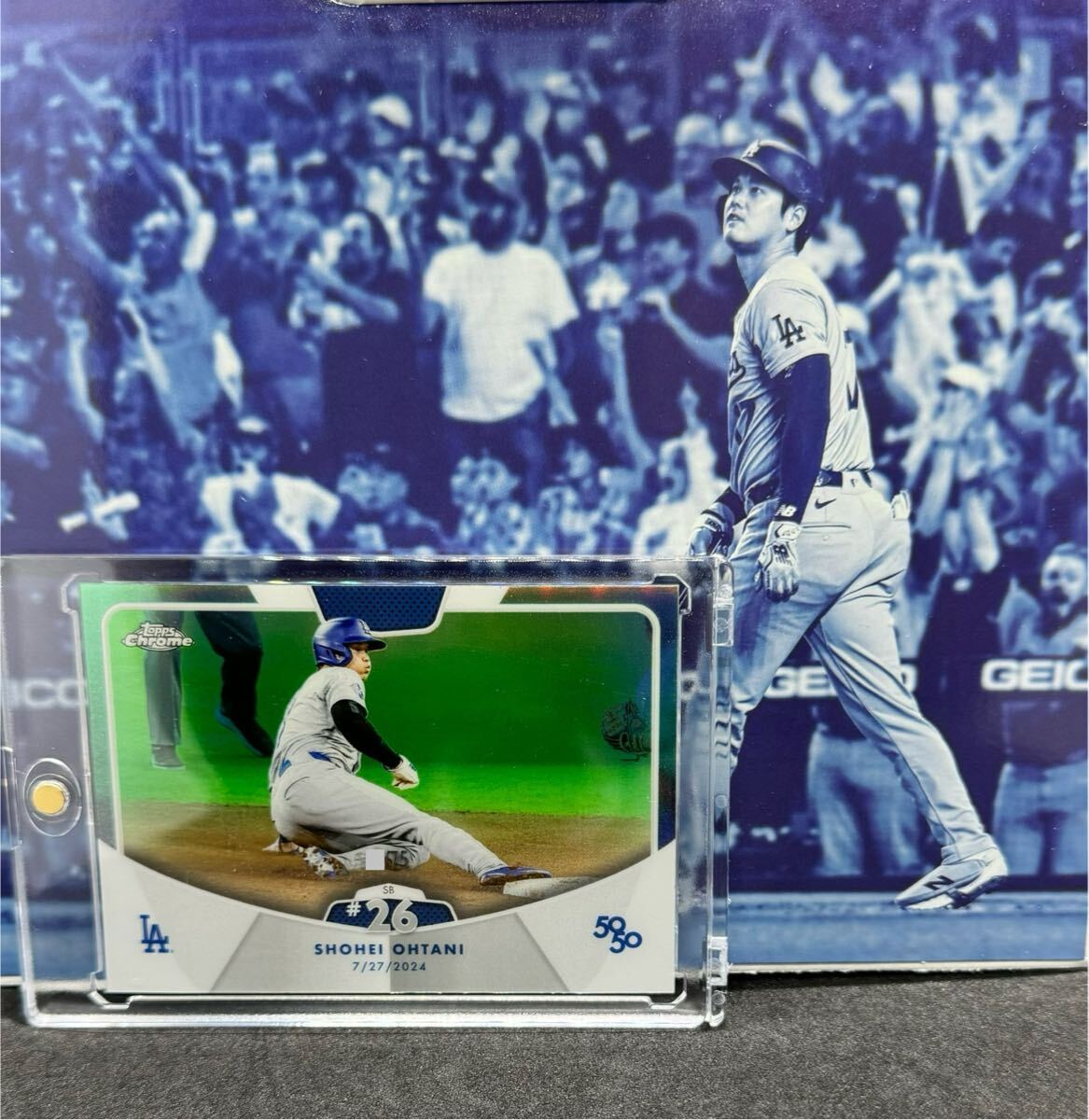 ☆75枚限定☆ 2024 Topps 50/50 MLB 大谷翔平 SB #26 Chrome ☆75枚限定☆ 2024 Topps 50/50 MLB 大谷翔平 SB #26 Chrome