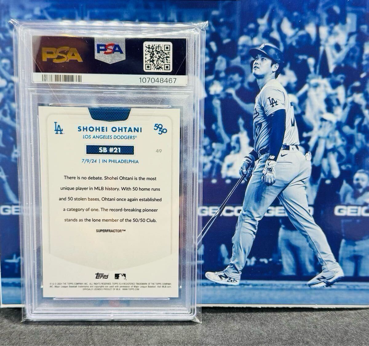 ☆ ヤフオク初・世界限定1枚!!☆ 2024 Topps 50/50 MLB 大谷翔平 ☆ ヤフオク初・世界限定1枚!!☆ 2024 Topps 50/50 MLB 大谷翔平