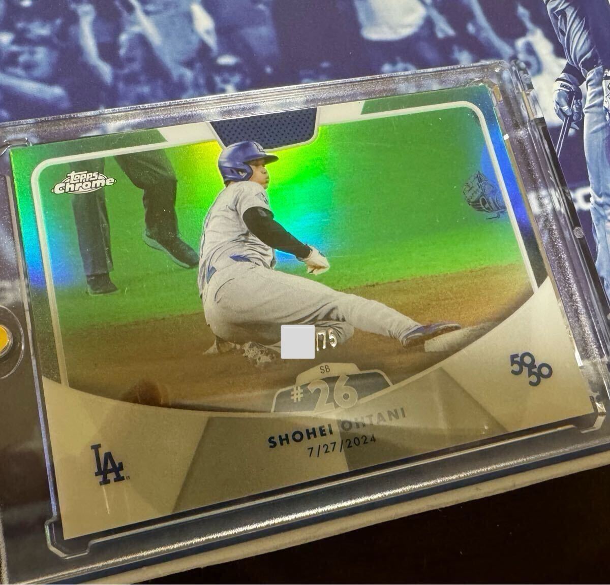 ☆75枚限定☆ 2024 Topps 50/50 MLB 大谷翔平 SB #26 Chrome ☆75枚限定☆ 2024 Topps 50/50 MLB 大谷翔平 SB #26 Chrome
