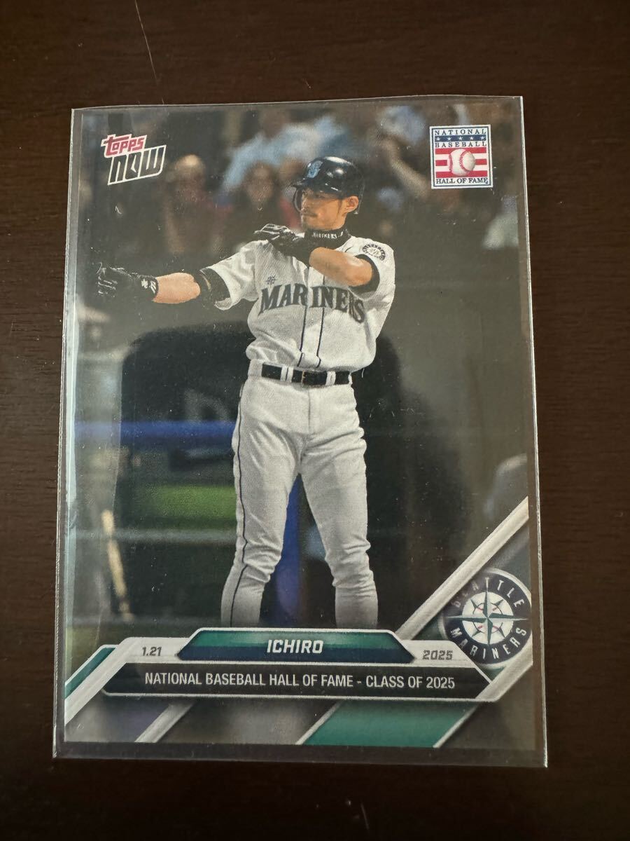 ☆1円スタート☆ 2025 topps now イチロー ICHIRO MLB 殿堂入り ☆1円スタート☆ 2025 topps now イチロー ICHIRO MLB 殿堂入り