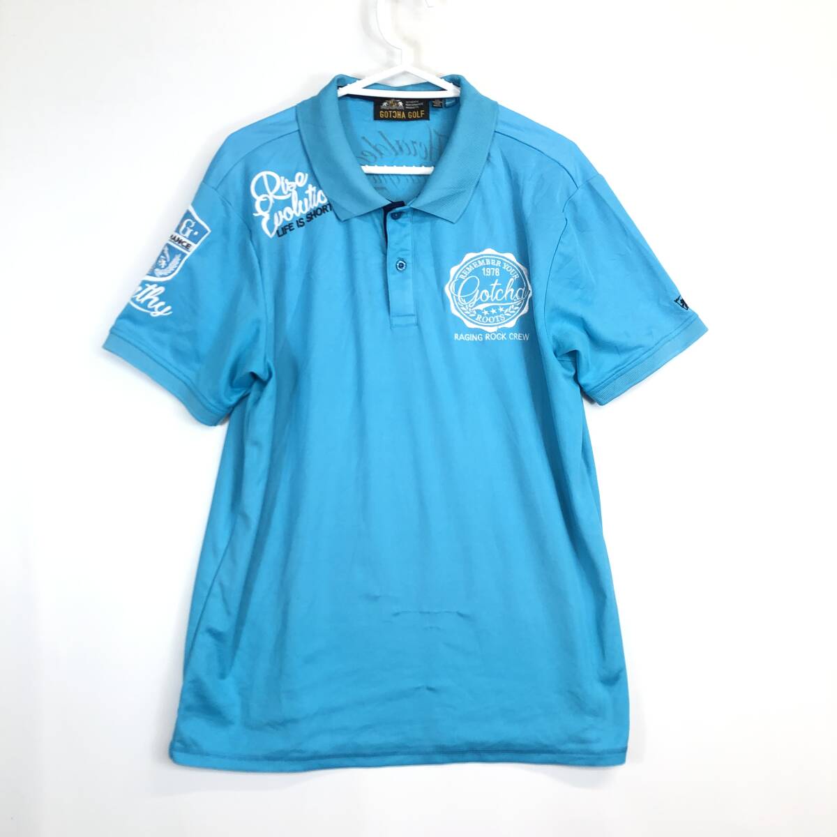 GOTCHA GOLF ガッチャゴルフ 半袖ゴルフポロシャツ XLサイズ GOTCHA GOLF ガッチャゴルフ 半袖ゴルフポロシャツ XLサイズ