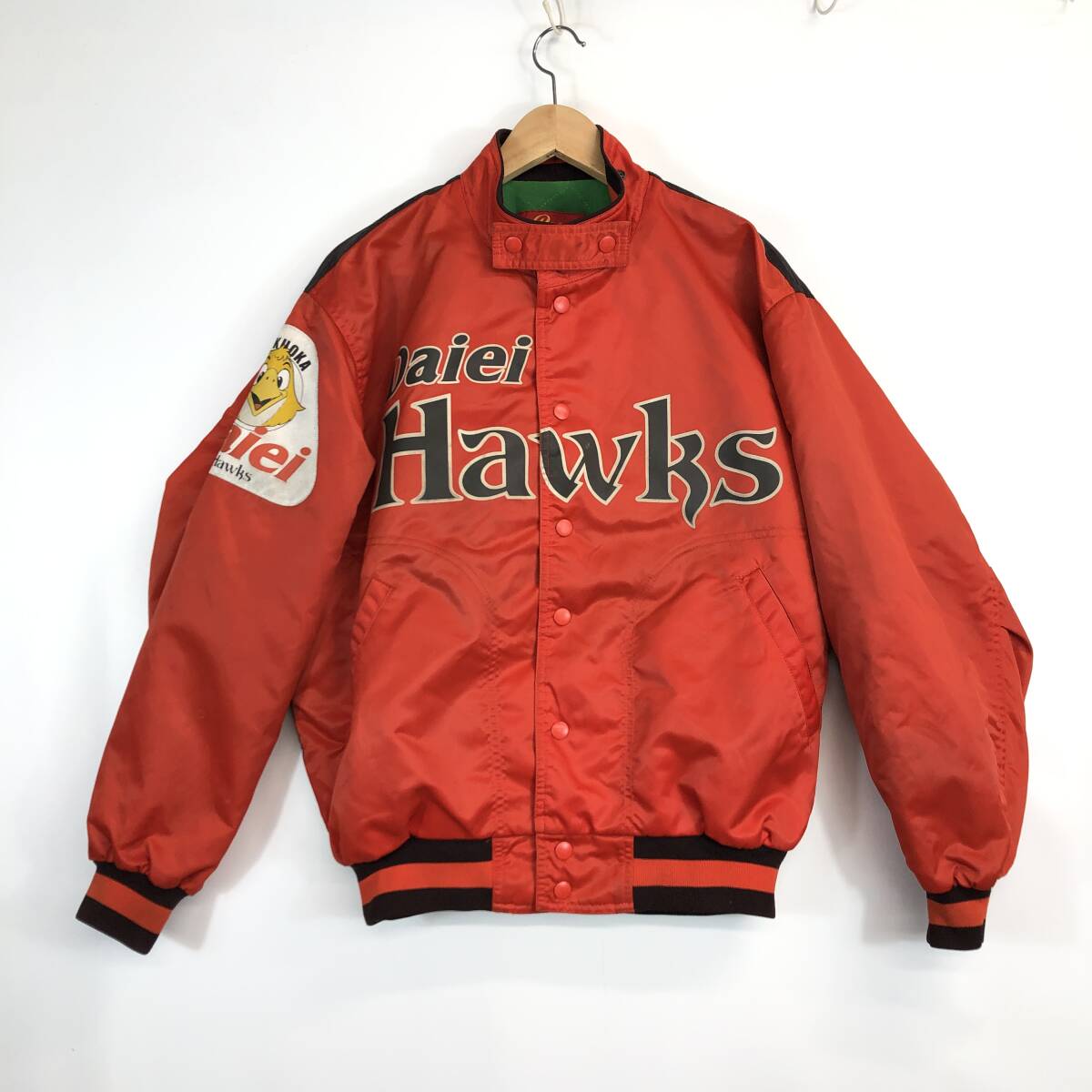 90s ローリングス Rawlings 福岡ダイエーホークス スタジャン L 90s ローリングス Rawlings 福岡ダイエーホークス スタジャン L