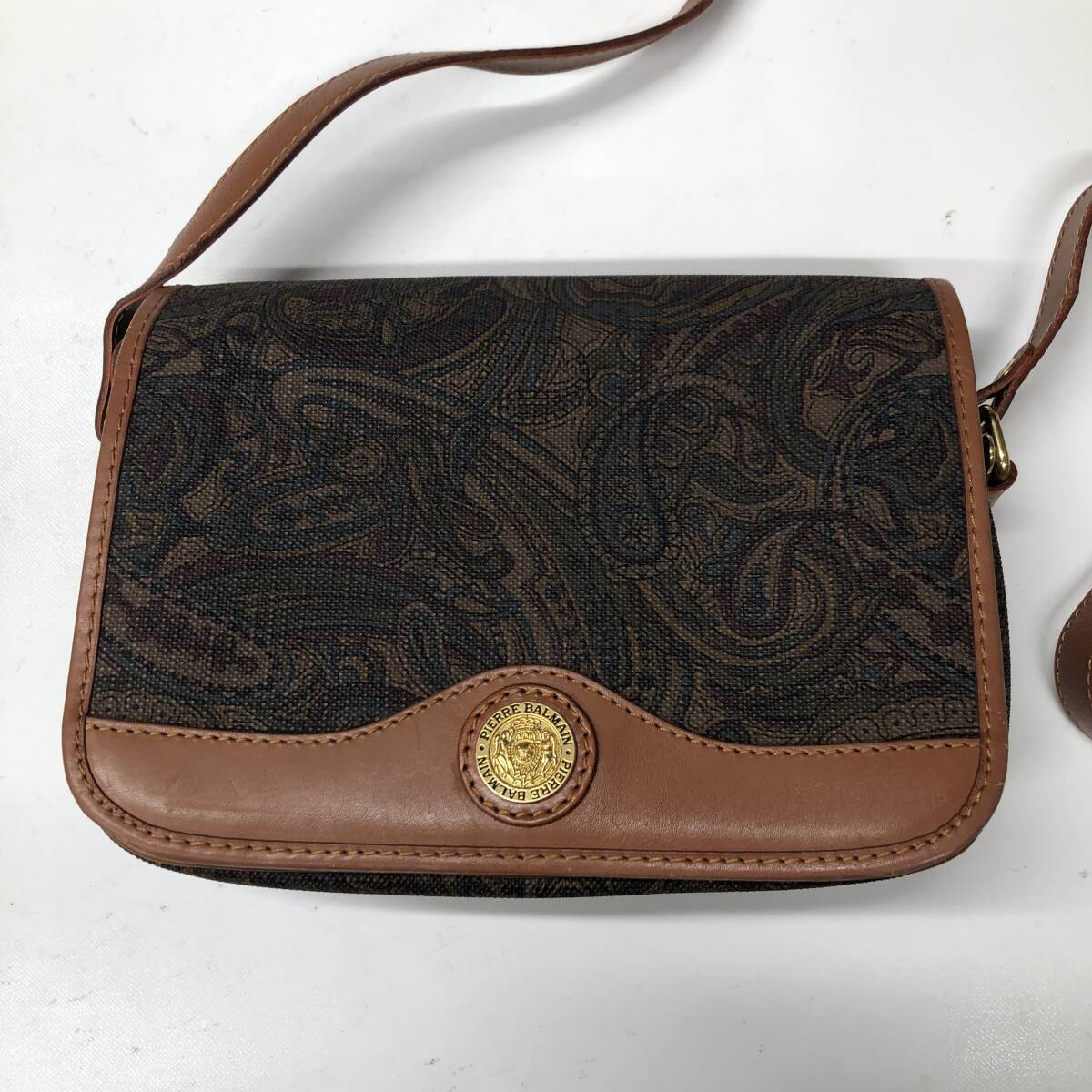 イタリア製 Pierre Balmain ピエールバルマン PVC/レザー イタリア製 Pierre Balmain ピエールバルマン PVC/レザー