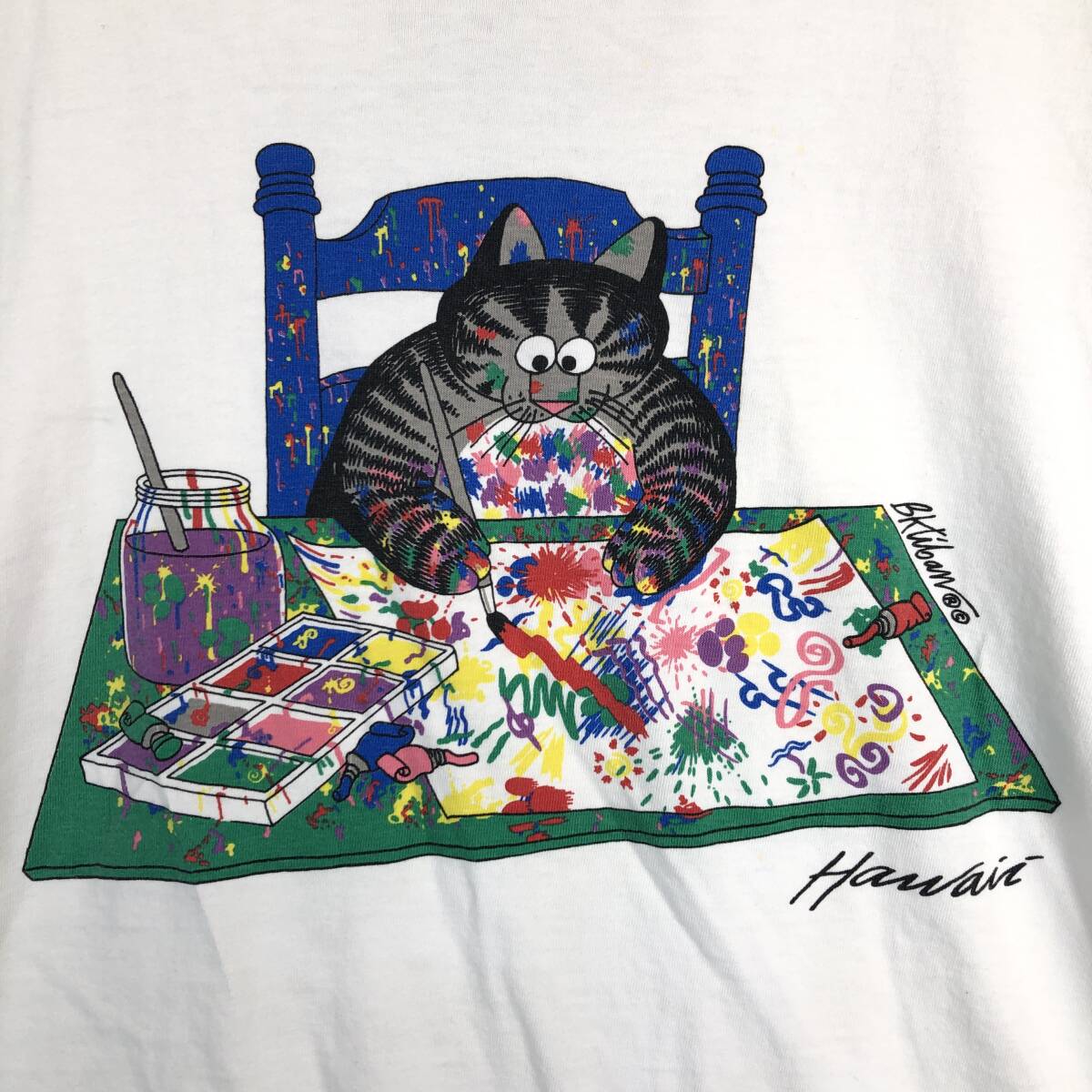 90s USA製 クレイジーシャツ crazy shirts クリバンキャット お 90s USA製 クレイジーシャツ crazy shirts クリバンキャット お