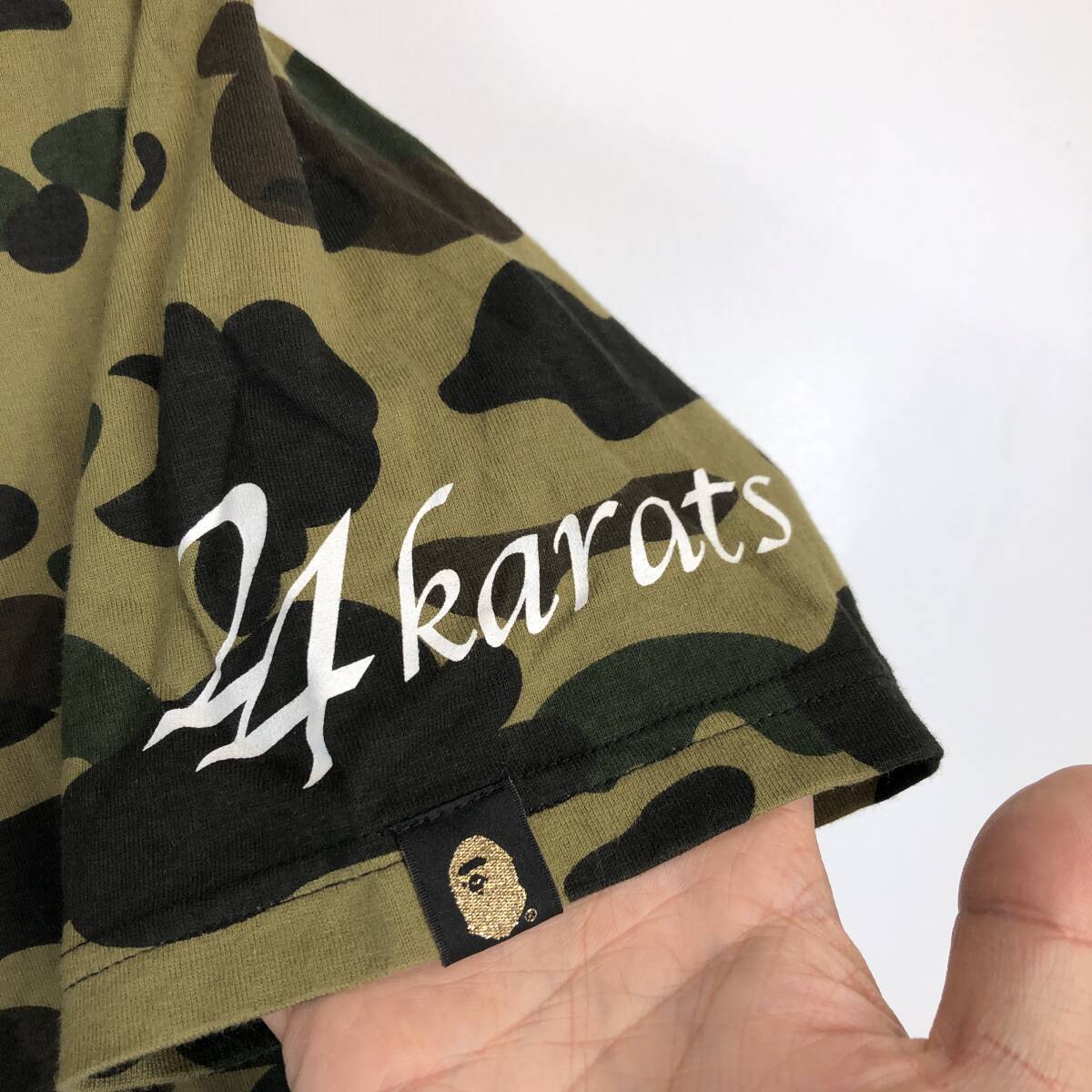 A BATHING APE(エイプ)x 24karats 1ST CAMO TEE コラボTシャツ A BATHING APE(エイプ)x 24karats 1ST CAMO TEE コラボTシャツ