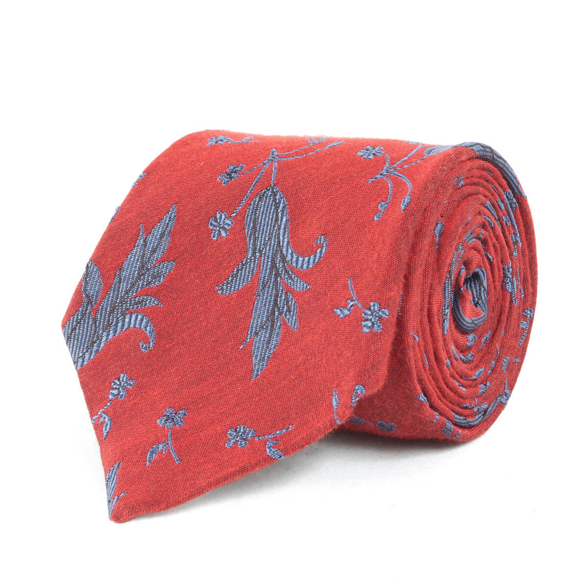 vivienne westwood ヴィヴィアン ウエストウッド ネクタイ / フラワー柄 シルク/コットン ネクタイ / レッド / イタリア制 フォーマル