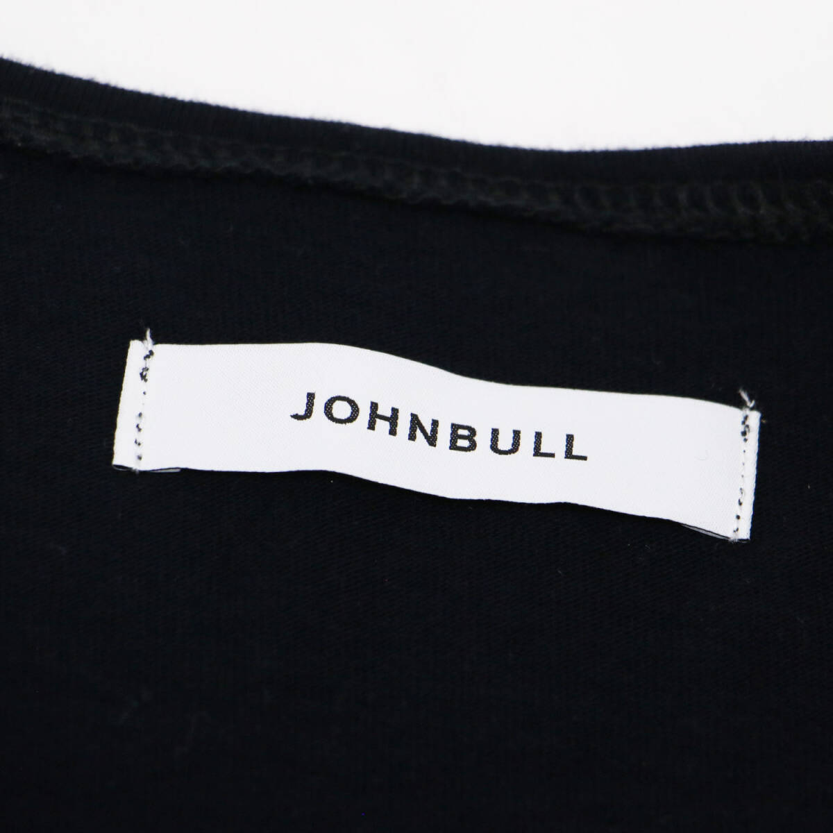 Johnbull ジョンブル Tシャツ ブラック ホワイト 黒白 サイズ:M / 24春夏 AP STUDIO 別注 ワイドピッチ バスク Tシャツ / ボートネック