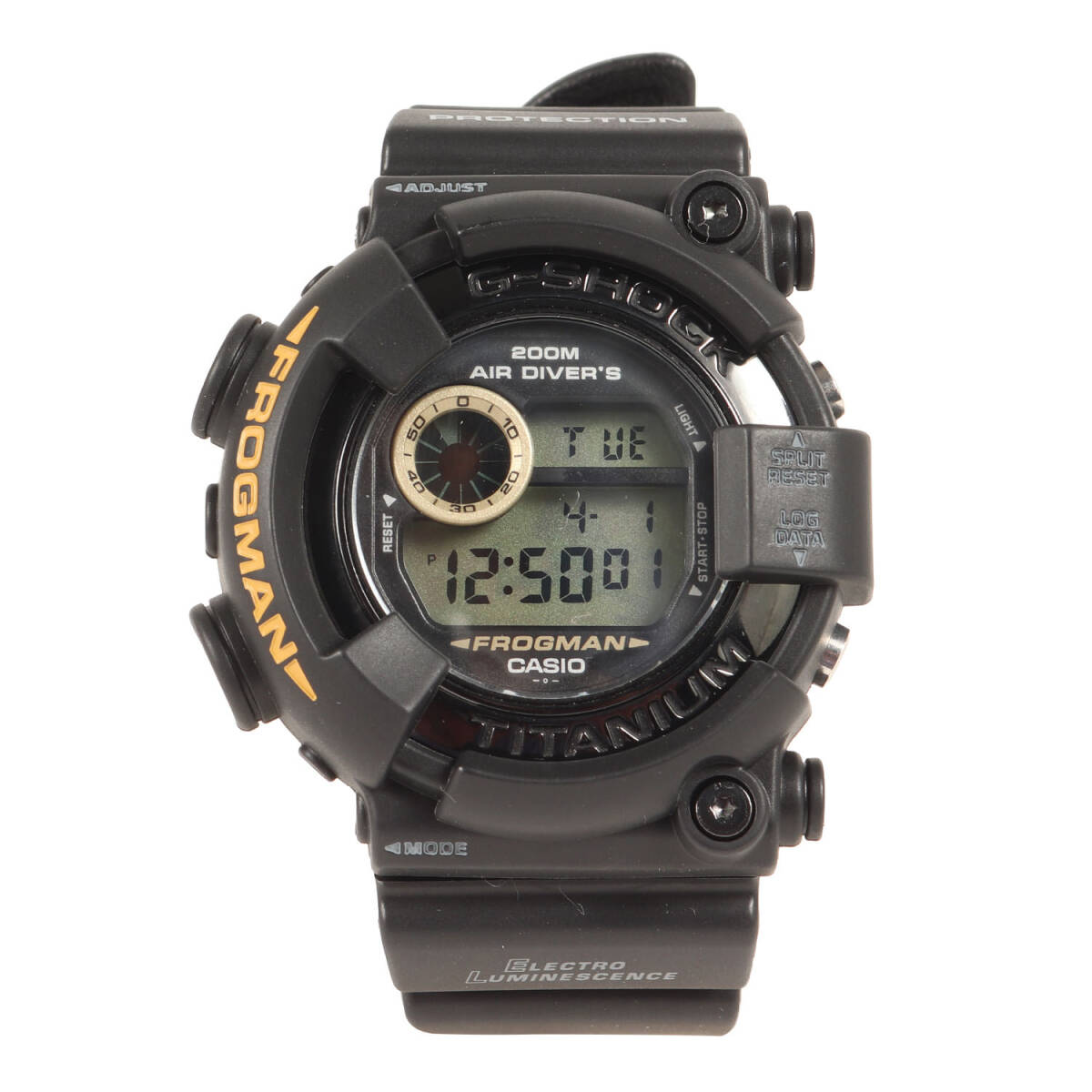 G-SHOCK ジーショック 90s FROGMAN / フロッグマン DW-8200BM-1T メンインブラック2 腕時(shí)計(jì) /ウォッチ / ブラック 黒 / CASIO カシオ