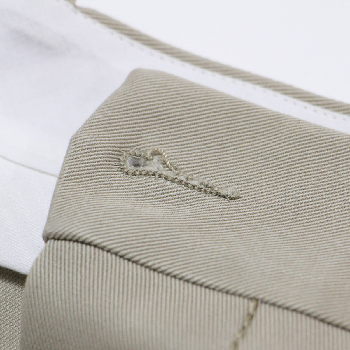 BOTTEGA VENETA ボッテガヴェネタ スカート ベージュ 38(M) / コットン ツイル ミディ スカート / バックボタン Aライン / イタリア制