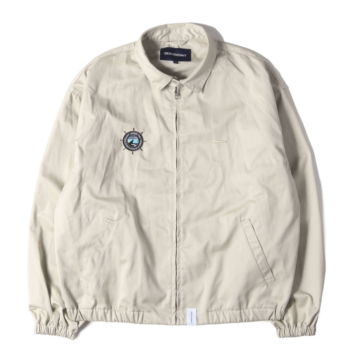 DESCENDANT ディセンダント ジャケット サイズ:3 / 22SS ワッペン付き スイングトップ ジャケット (BINO TC TWILL JACKET ANTISTATIC)
