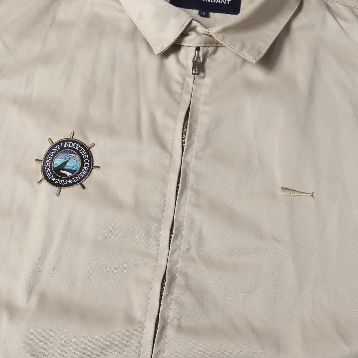 DESCENDANT ディセンダント ジャケット サイズ:3 / 22SS ワッペン付き スイングトップ ジャケット (BINO TC TWILL JACKET ANTISTATIC)