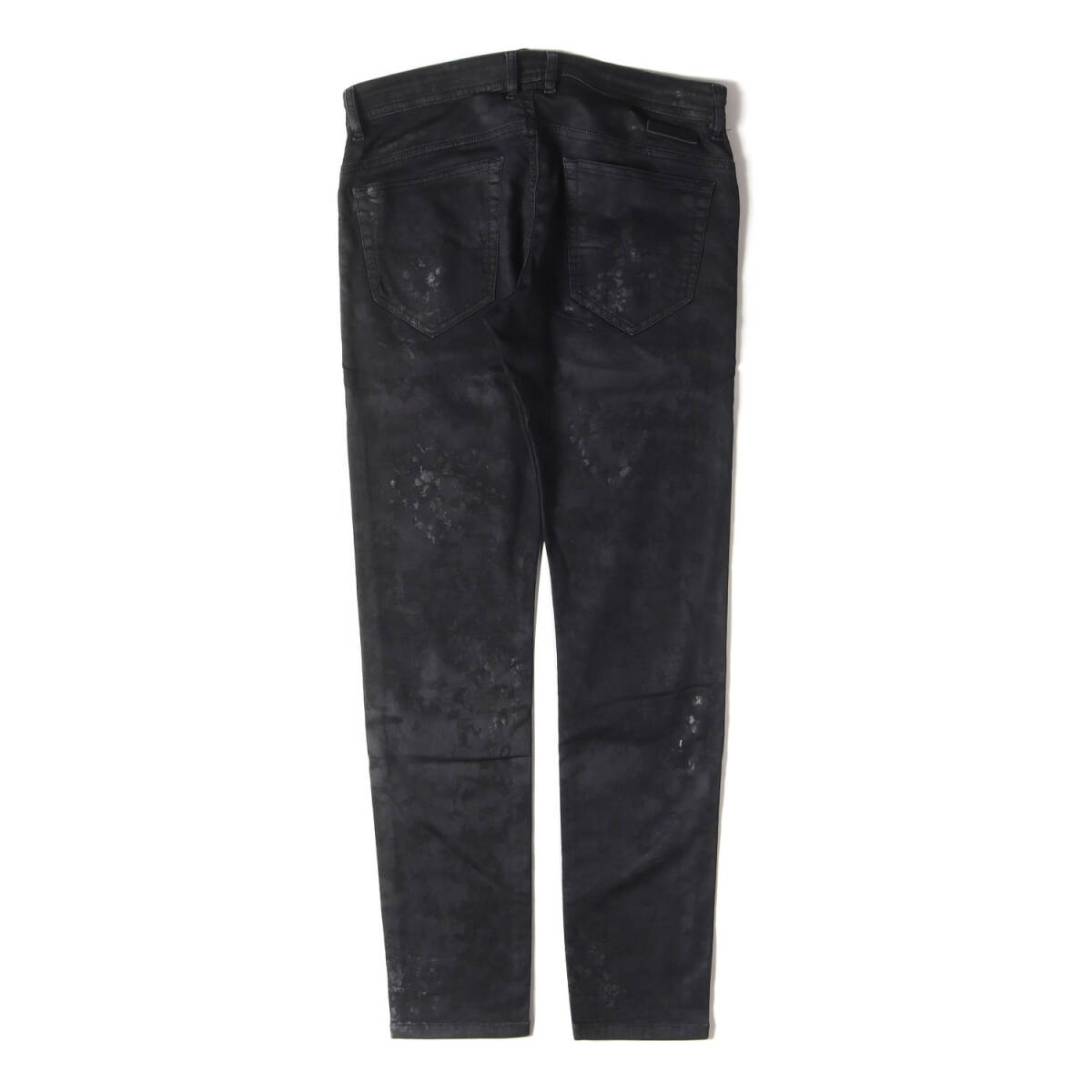 DIESEL ディーゼル パンツ W32 / ペイント加工 ストレッチ デニム スキニー パンツ (THOMMER CB-NE) / ジッパーフライ / インディゴ