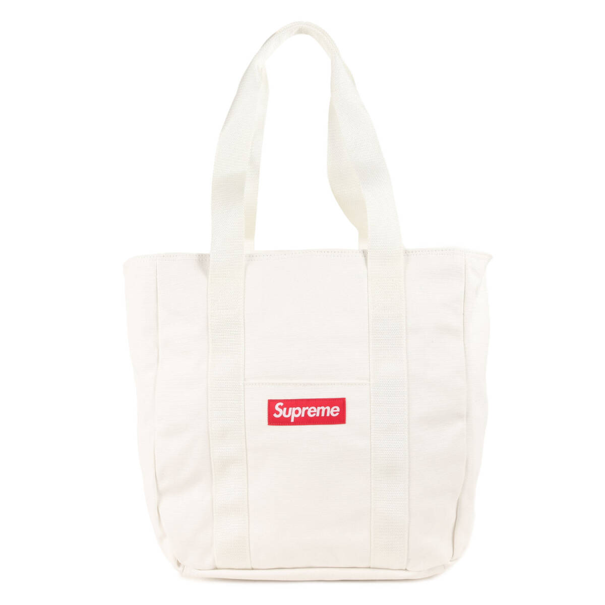 【新品】Supreme シュプリーム バッグ / キャンバス トートバッグ (Canvas Tote) / ホワイト 白 / ブランド カバン ボックスロゴ
