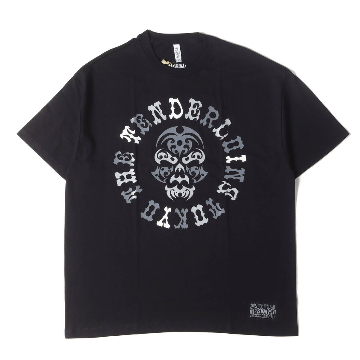 【美品】TENDERLOIN テンダーロイン Tシャツ サイズ:XL / 22SS ボルネオスカル クルーネック Tシャツ (TEE BS) / ブラック 黒 / トップス