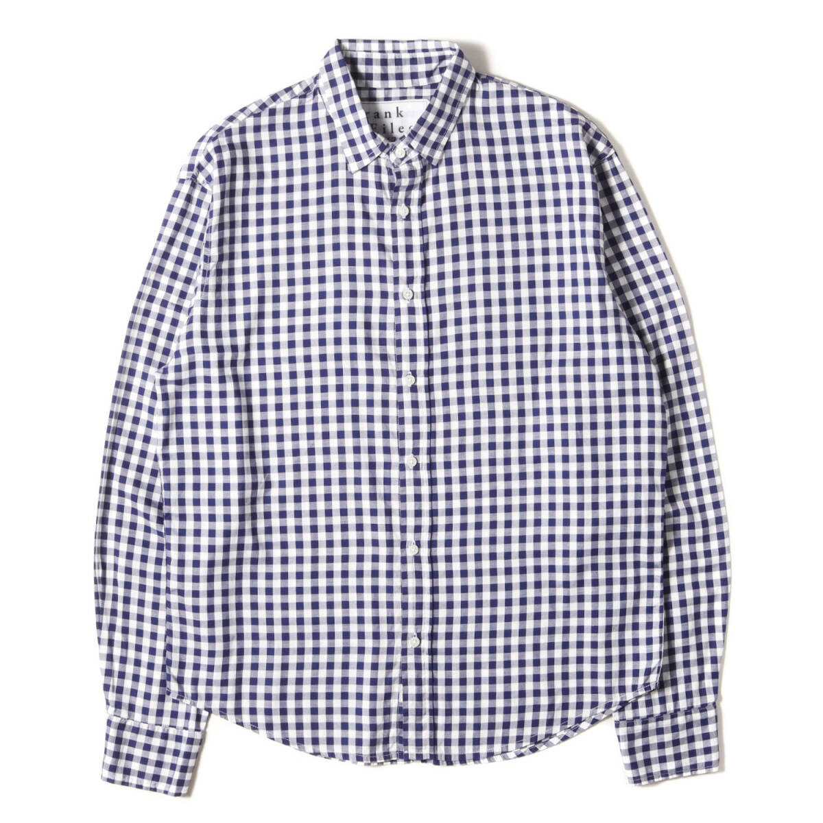 Frank & Eileen フランクアンドアイリーン シャツ サイズ:XS / チェック ドレス シャツ (PAUL) / MADE IN USA / ブルー ホワイト 長(zhǎng)袖