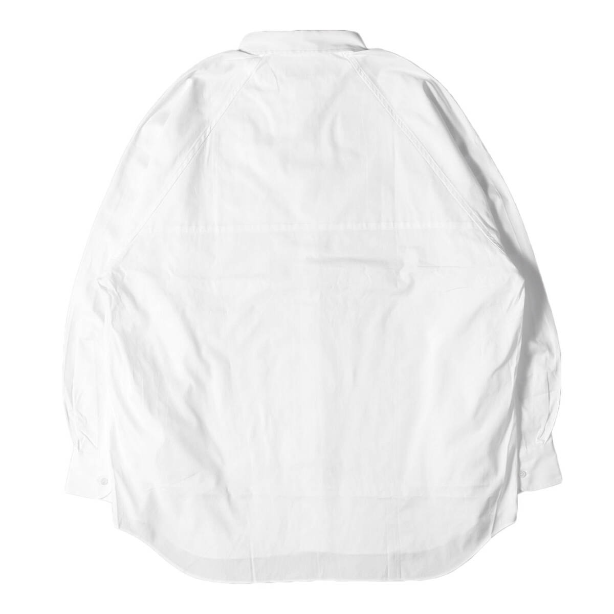 【美品】COMME des GARCONS HOMME シャツ サイズ:L / 24AW ボタンダウン ラグラン オックスフォード ドレス シャツ / ホワイト