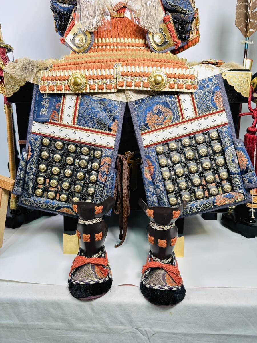 美品】鎧兜 アンティーク インテリア 五月人形 端午の節句 甲冑
