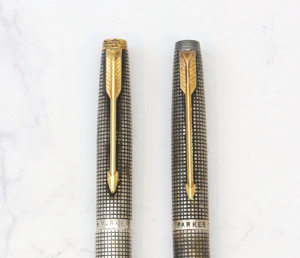 パーカー PARKER 万年筆 スターリングシルバー ペン先14K×2点 パーカー PARKER 万年筆 スターリングシルバー ペン先14K×2点