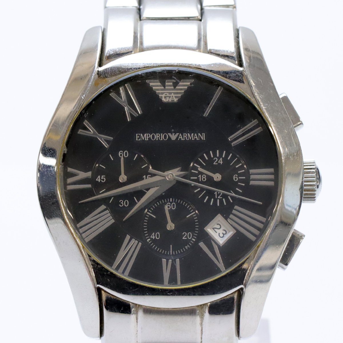 ジャンク時計☆ARMANI アルマーニ 腕時計 裏蓋外れ有り ※動作 ジャンク時計☆ARMANI アルマーニ 腕時計 裏蓋外れ有り ※動作