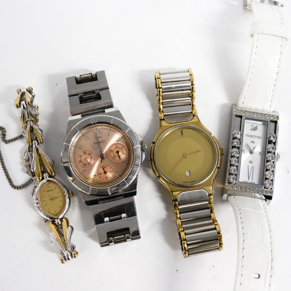 ジャンク時計☆Seiko セイコー, スワロフスキー, イヴサン ジャンク時計☆Seiko セイコー, スワロフスキー, イヴサン
