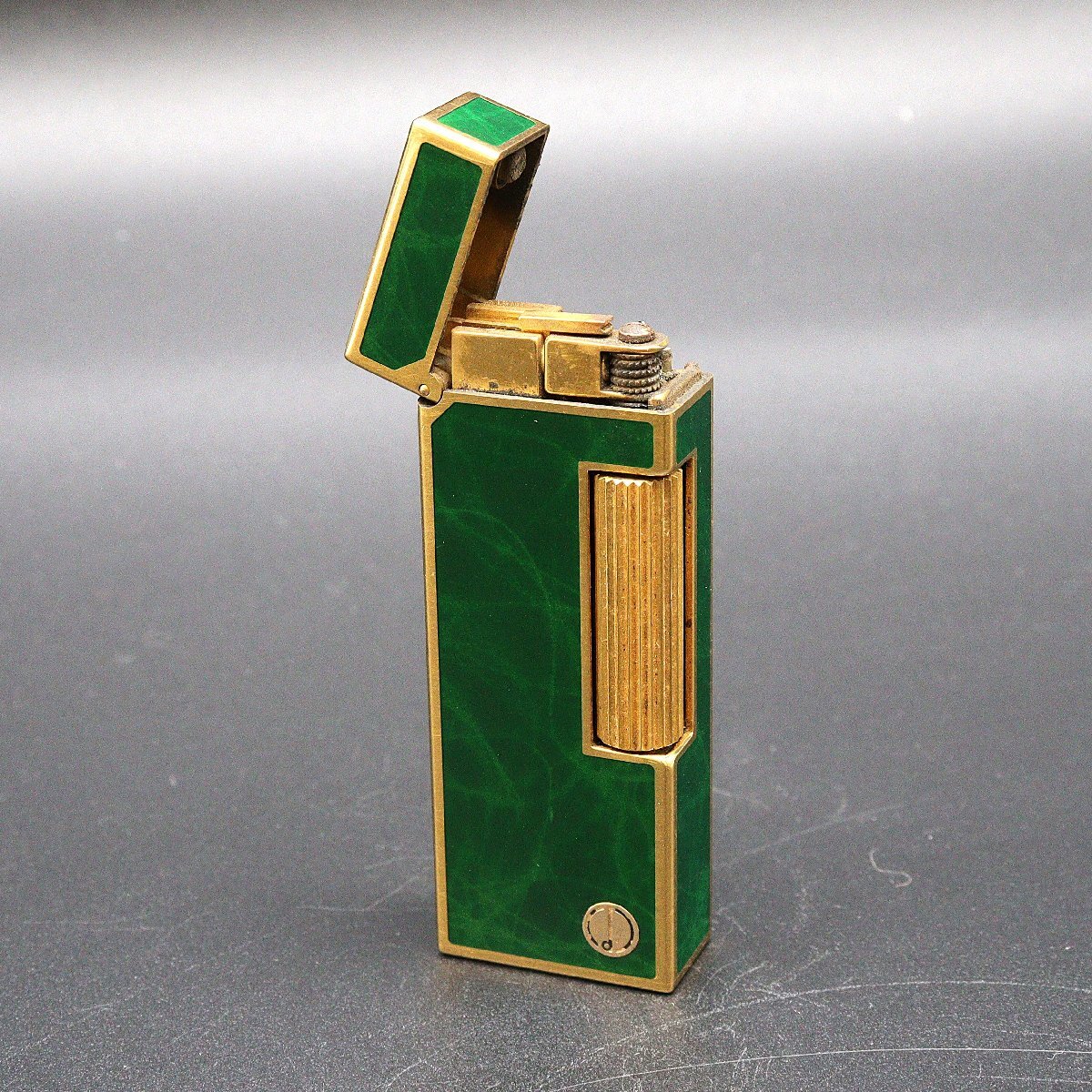 Dunhill ☆ダンヒル グリーンマーブル×ゴールド 着火未確認 喫煙 Dunhill ☆ダンヒル グリーンマーブル×ゴールド 着火未確認 喫煙
