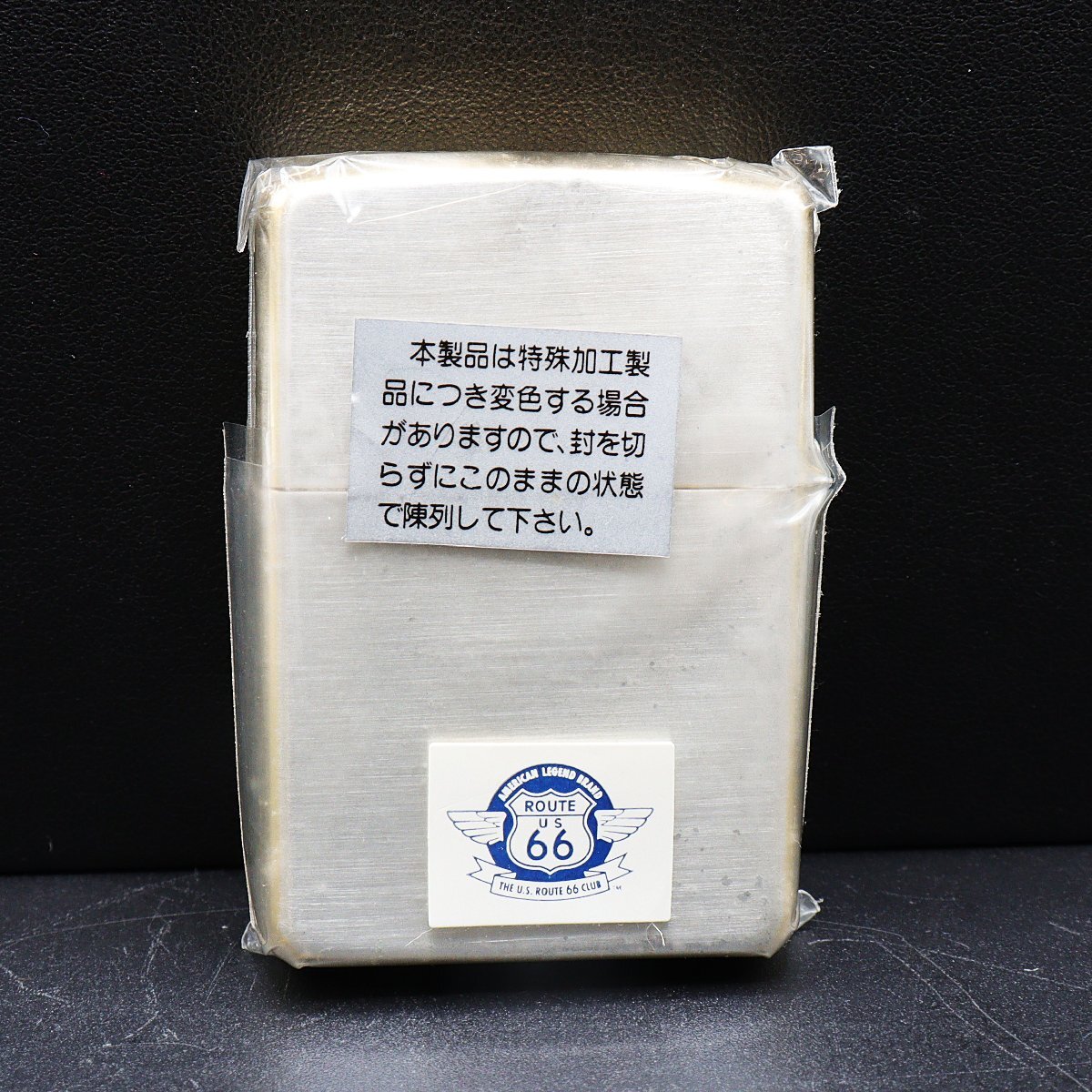 ZIPPO☆ジッポ ルート66限定品 №0014 純銀製ピンズ付き缶ケース ZIPPO☆ジッポ ルート66限定品 №0014 純銀製ピンズ付き缶ケース
