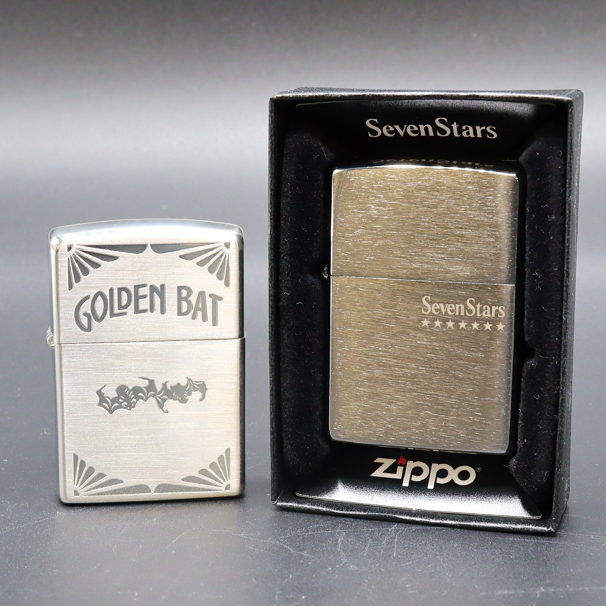 ZIPPO☆ジッポ ゴールデンバット/セブンスター ※未使用品かと ZIPPO☆ジッポ ゴールデンバット/セブンスター ※未使用品かと