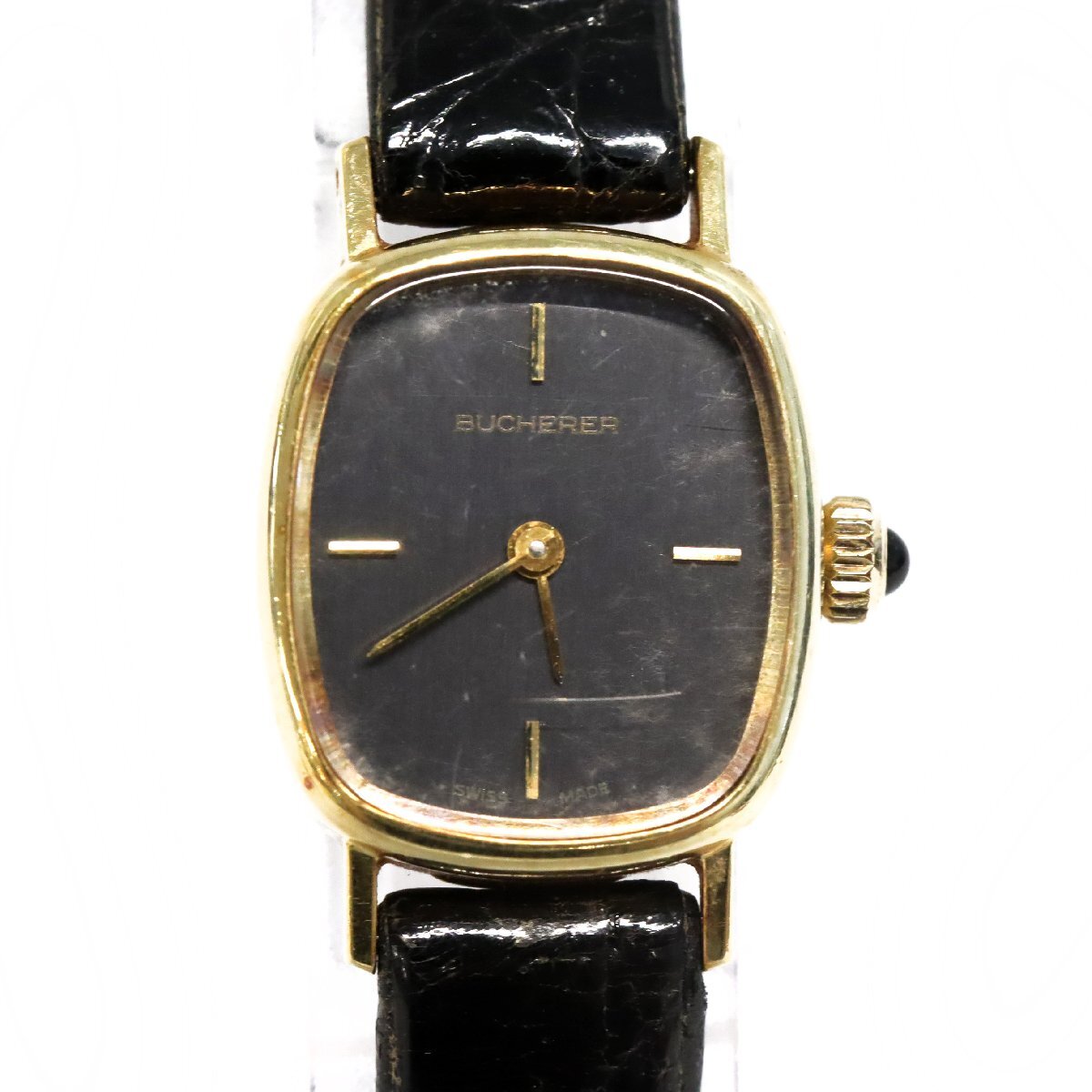 ジャンク時計☆Bucherer ブヘラ 14K/585刻印 手巻き 腕時計 ジャンク時計☆Bucherer ブヘラ 14K/585刻印 手巻き 腕時計