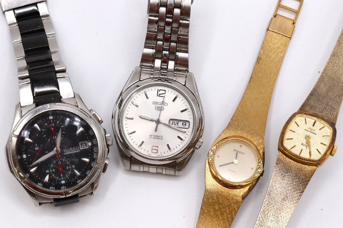 ジャンク時計☆セイコーSEIKO 5スポーツ,RADO,WIRED,テクノス ジャンク時計☆セイコーSEIKO 5スポーツ,RADO,WIRED,テクノス