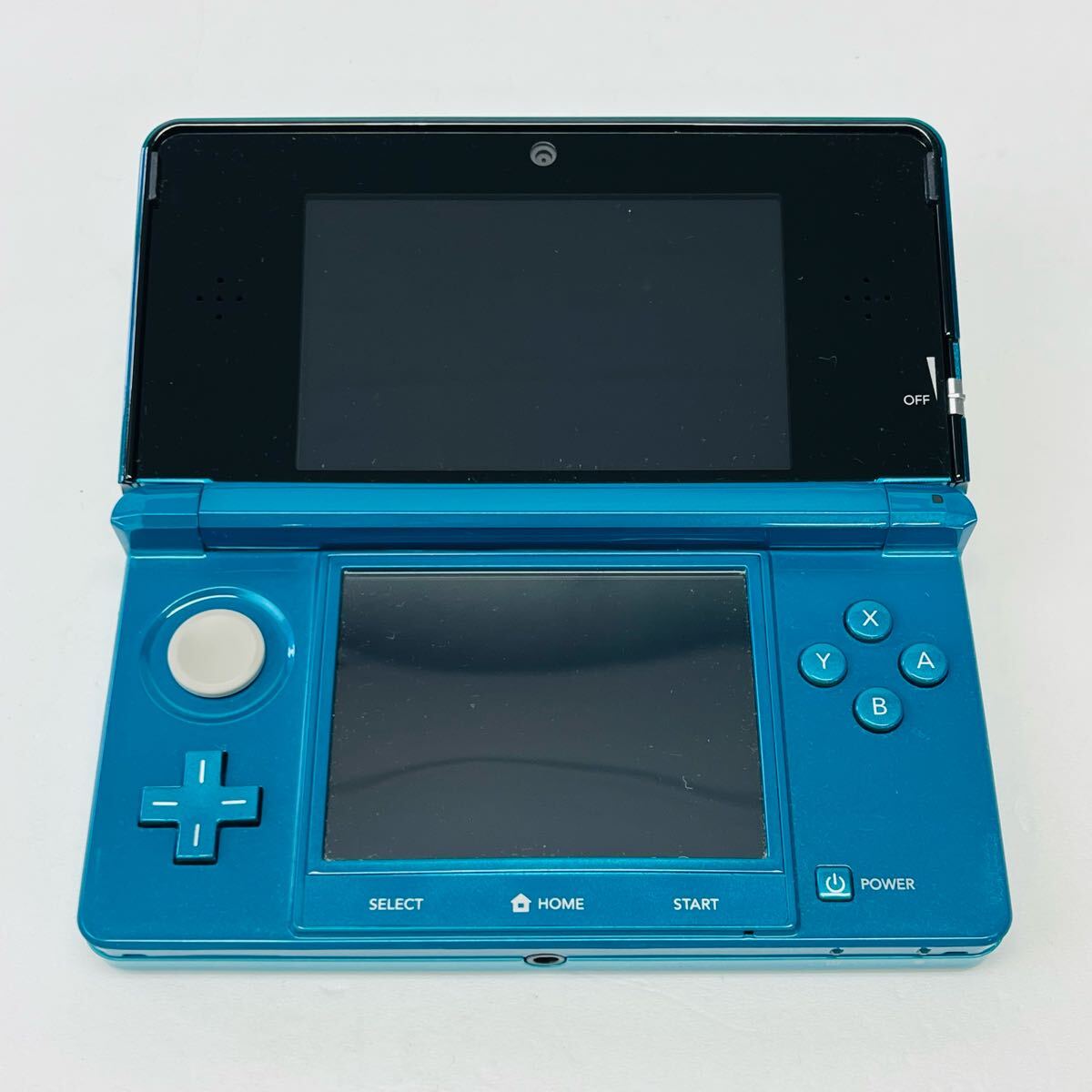 ☆極美品・1円〜☆ Nintendo 3DS 本体 アクアブルー アダプター ☆極美品・1円〜☆ Nintendo 3DS 本体 アクアブルー アダプター