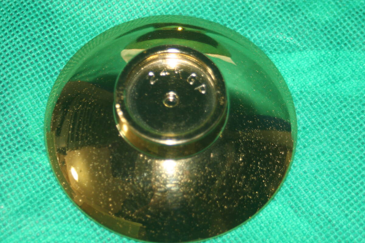 золотой кубок 3 уровень накладывающийся Gold 24K GP 100,80,60 с коробкой