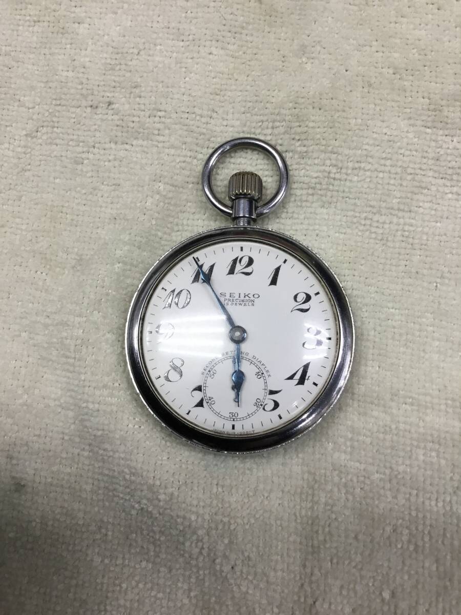 国鉄 SEIKO セイコー 懐中時計 鉄道時計 昭42 手巻き 可動品 国鉄 SEIKO セイコー 懐中時計 鉄道時計 昭42 手巻き 可動品