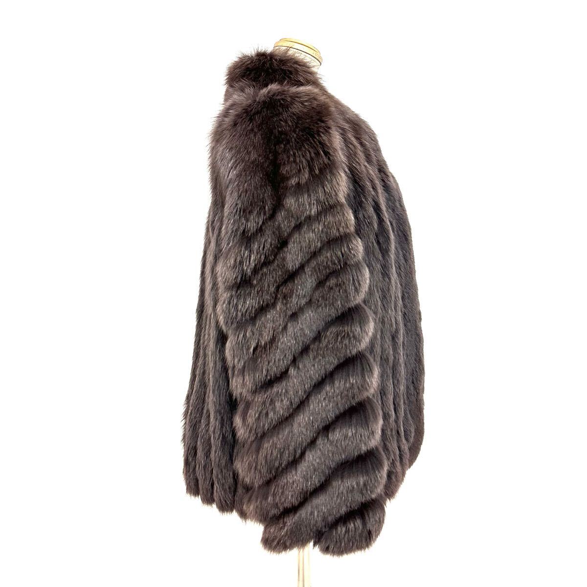 貂商】 h5135 Malvoisie カラーフォックス デザインコート 貂商】 h5135 Malvoisie カラーフォックス デザインコート