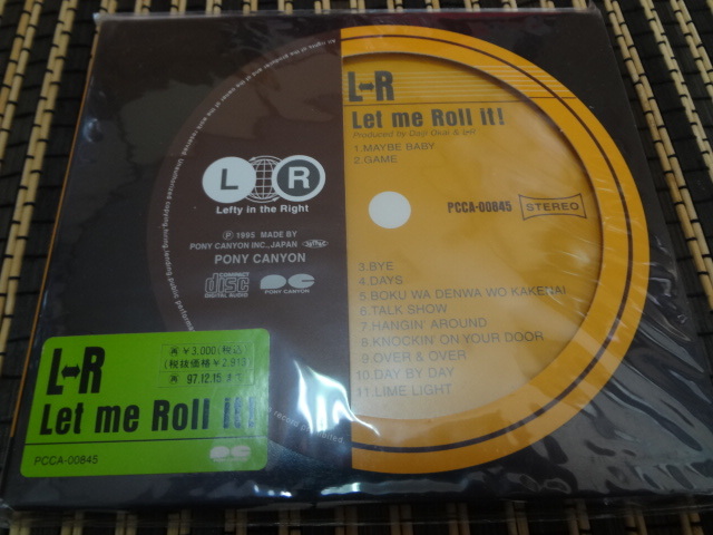 L-R ( エルアール ) 黒沢健一 黒沢秀樹 木下裕晴 / 全曲シングルカットをコンセプトのアルバム [ Let me Roll it! ] CD_画像5