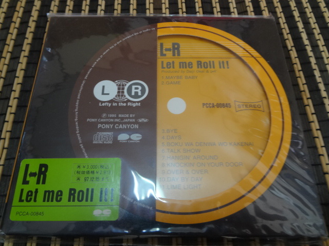 L-R ( エルアール ) 黒沢健一 黒沢秀樹 木下裕晴 / 全曲シングルカットをコンセプトのアルバム [ Let me Roll it! ] CD_画像6